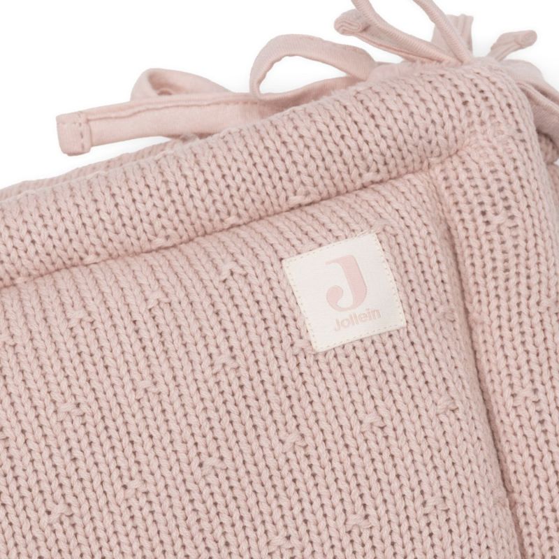 Tour de lit / Parc - Sprinkle Knit Silk pink