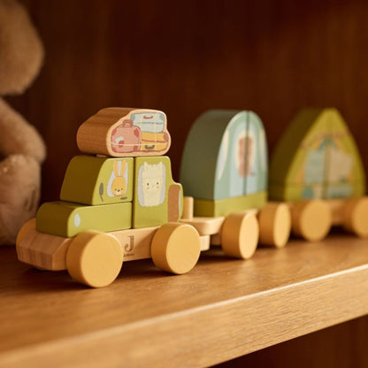 Train en bois Jollies Camping